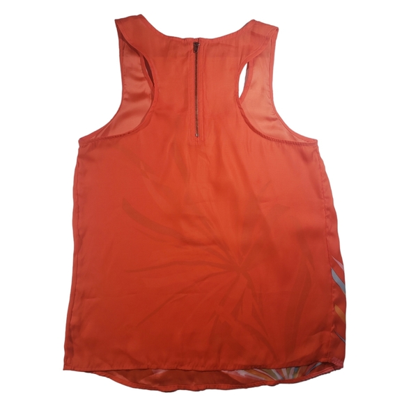 Gap Sleeveless Orange Flowy Top Size Small - Picture 3 of 8